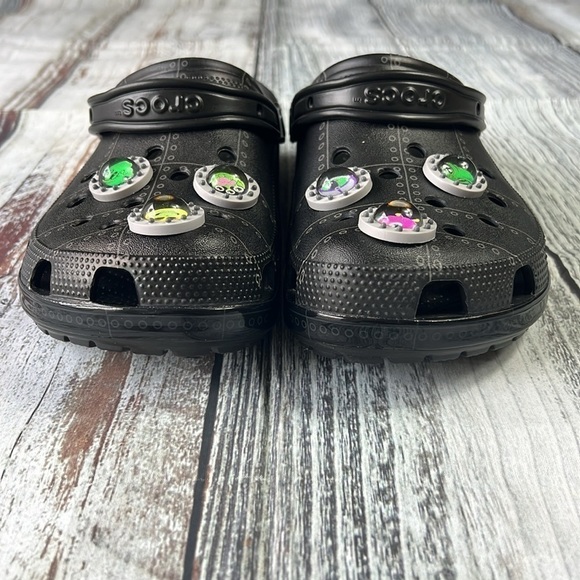 Crocs x Ron English Area 54 Boys: Black Slip On Clog Sandals Mens Size 12 main image 7